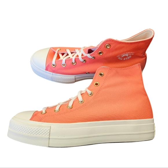 Converse CTAS Lift Hi Watermelon Slushy Platform Sneakers Womens NEW - Picture 8 of 8